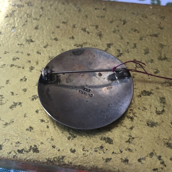 Vintage Siam Nielloware Brooch‎ - Picture 3 of 5